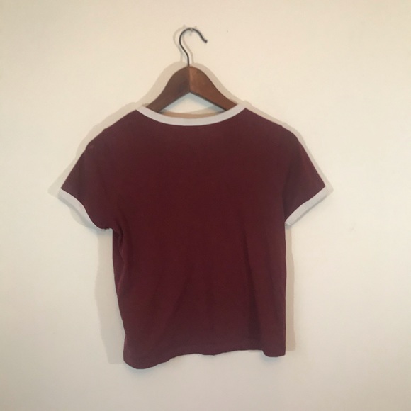 H&M Maroon and White Basic Tee - Picture 5 of 5